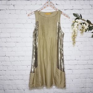 Alice + Olivia Sequin Sleeveless Mini Dress • XS